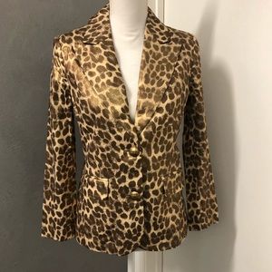 New! Berek Gold Print Jacket Size Petite XS